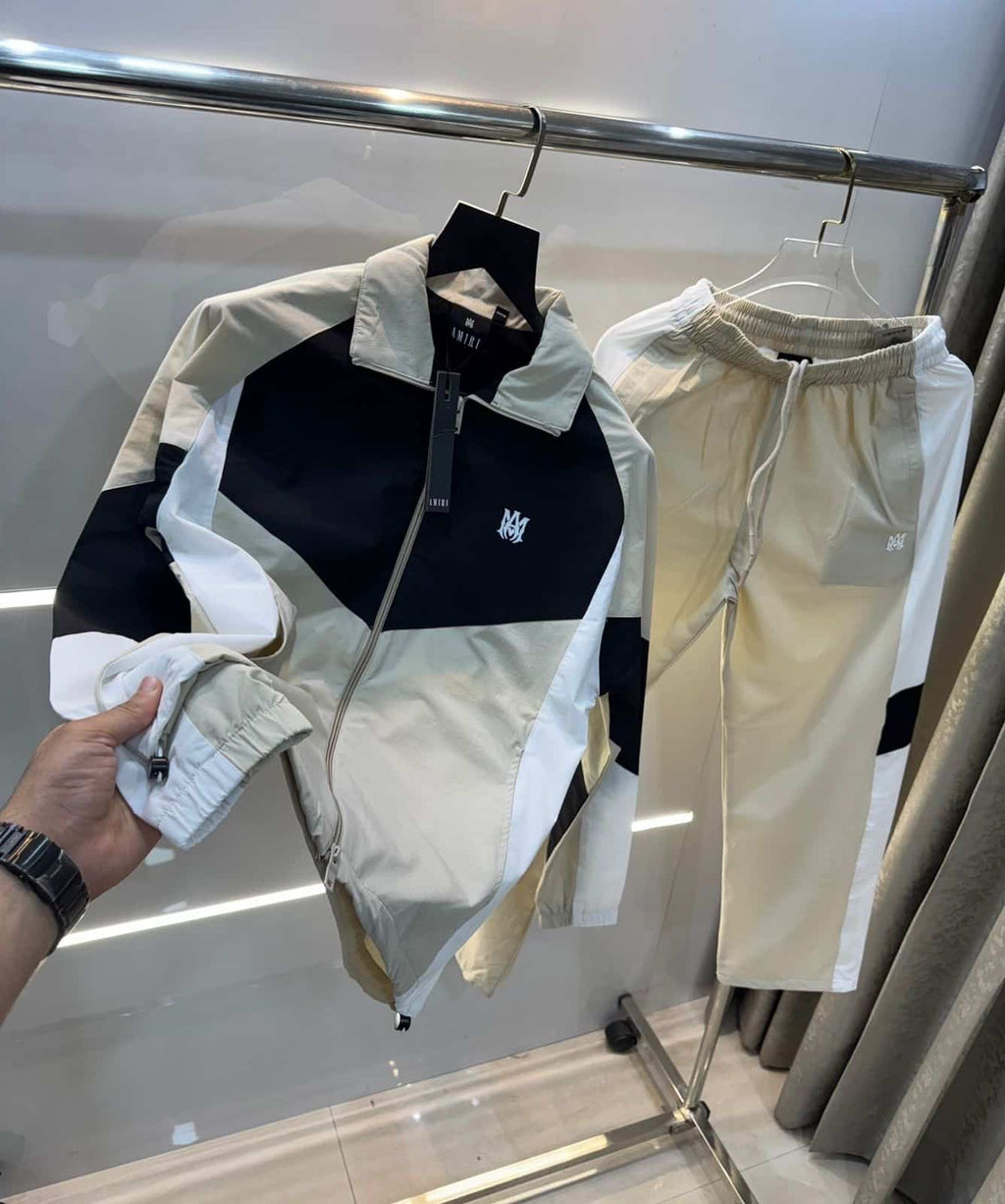 Amir i Beige Back Print Imported Tracksuit