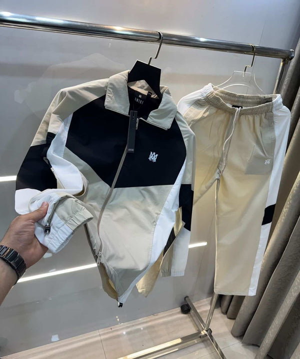 Amir i Beige Back Print Imported Tracksuit