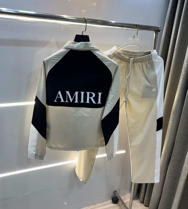 Amir i Beige Back Print Imported Tracksuit