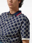 Gucc i navy blue Monogr4M Lu_X!ury Polo T-Shirt