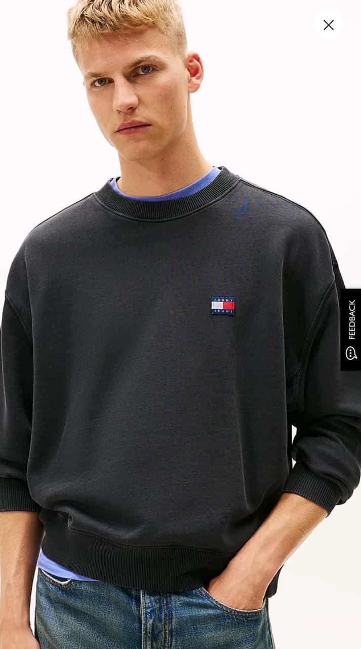 Tomm  Hilfiger Black Logo Work Premium Sweatshirt Main image