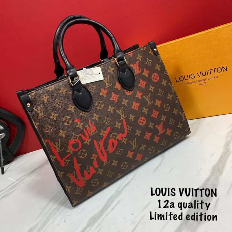 Louis Vuitton on the go colourful bag 33