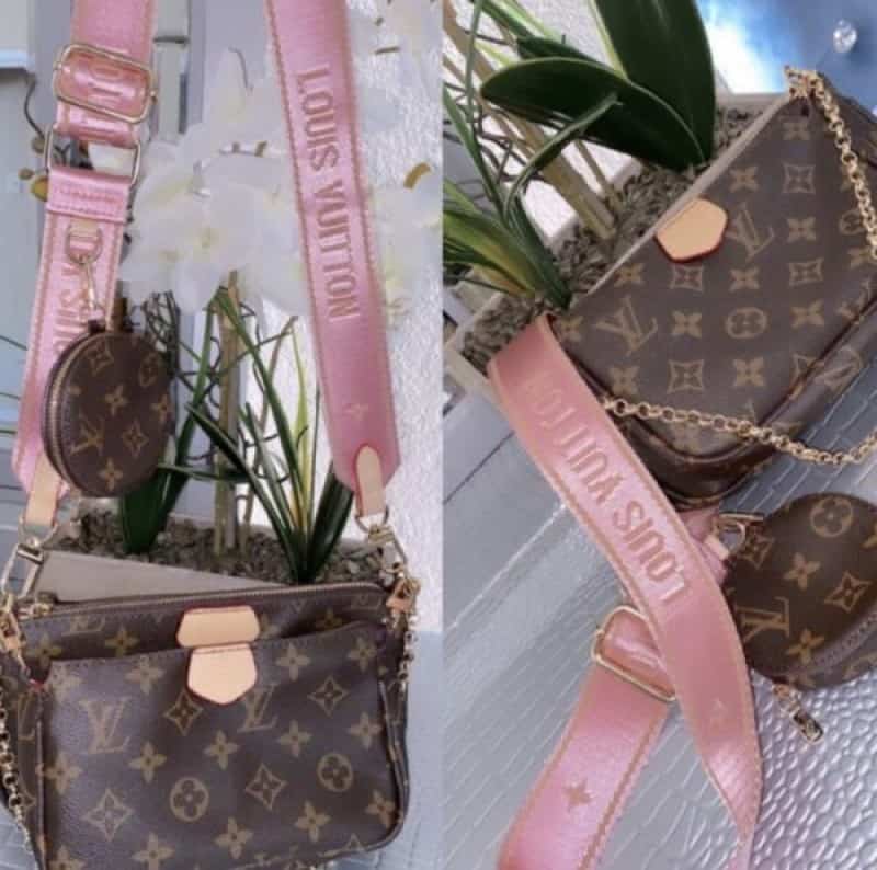 Loui_s Vuittonn Pochette Bag Pink BOX 115
