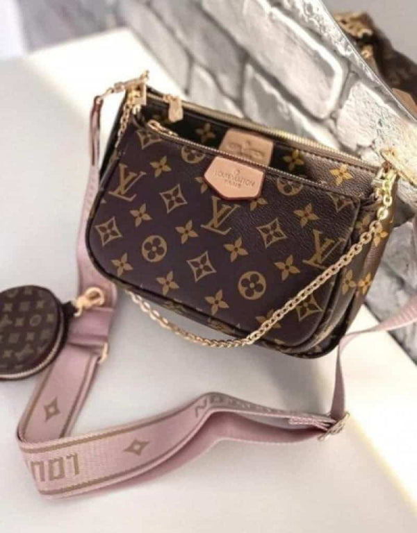 Loui_s Vuittonn Pochette Bag Pink BOX 115