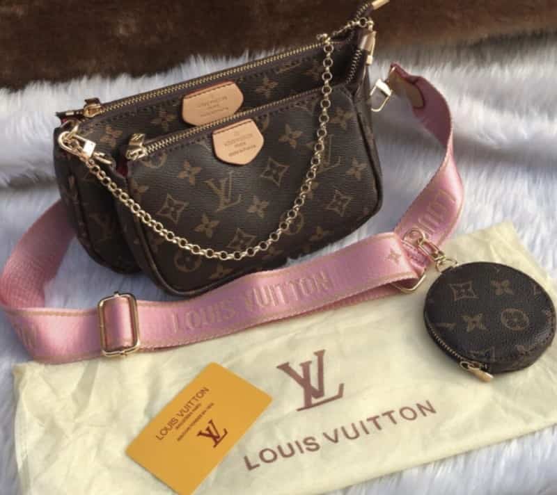 Loui_s Vuittonn Pochette Bag Pink BOX 115