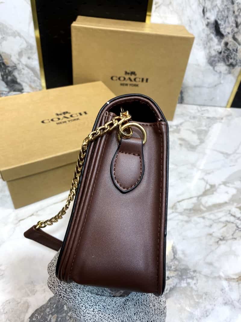 COAC_H Signature Fold-over Cross Body Bag with Box 604