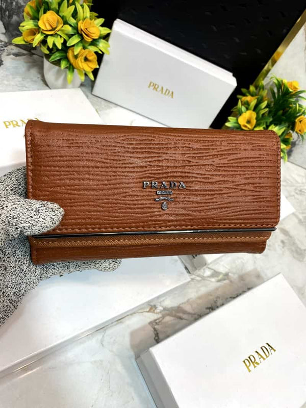 PRAD_A 3 Fold double compartment Clutch wallet 631