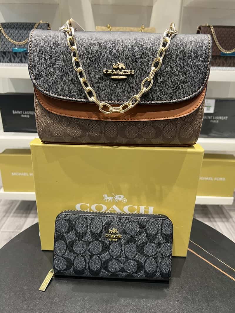 COACH_Monogram_SlingBag_with_Wallet_With_Box_738