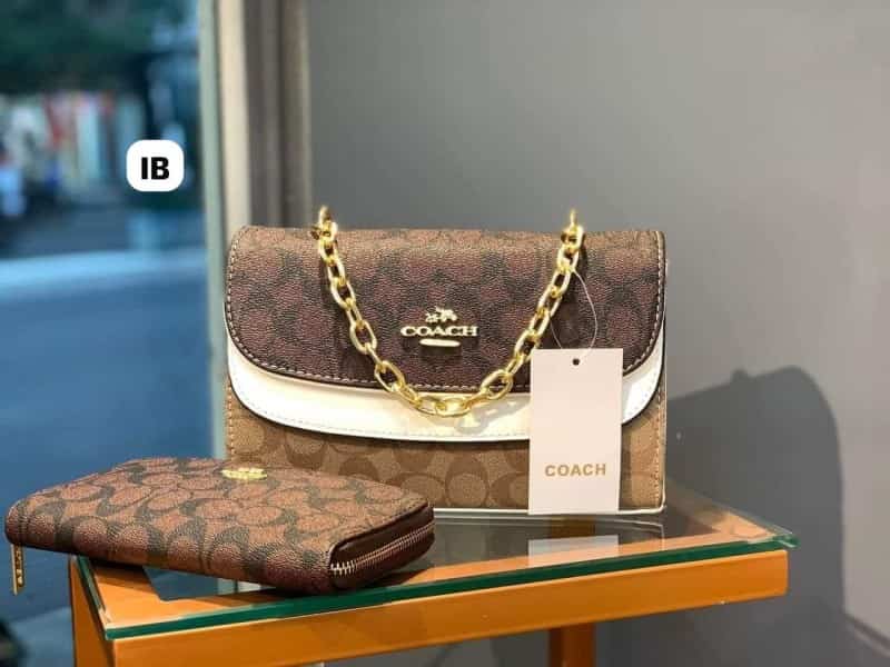 COACH_Monogram_SlingBag_with_Wallet_With_Box_739