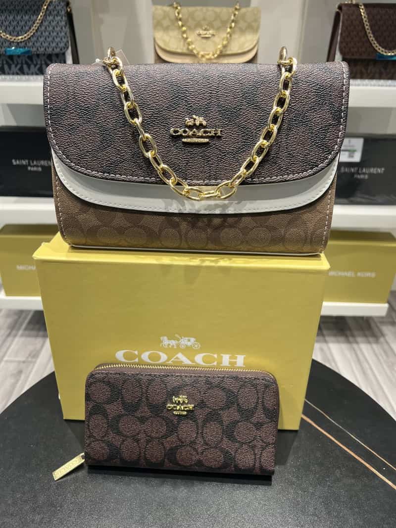 COACH_Monogram_SlingBag_with_Wallet_With_Box_739