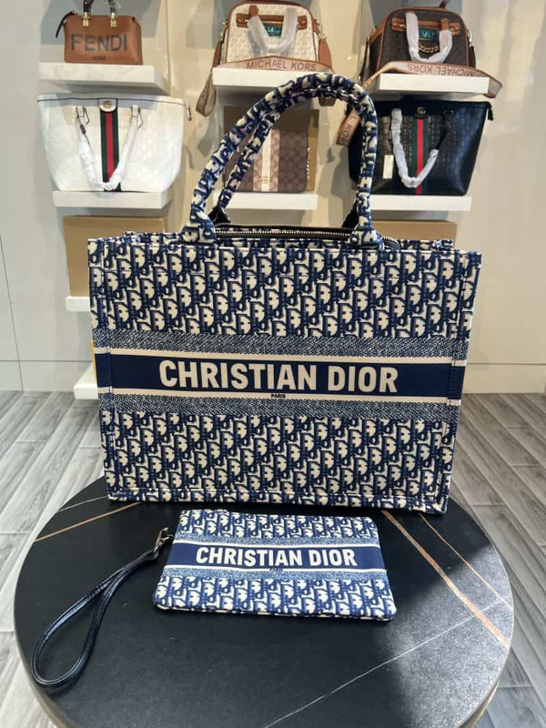 Cristian Dio_r Tote Bag with pouch 756