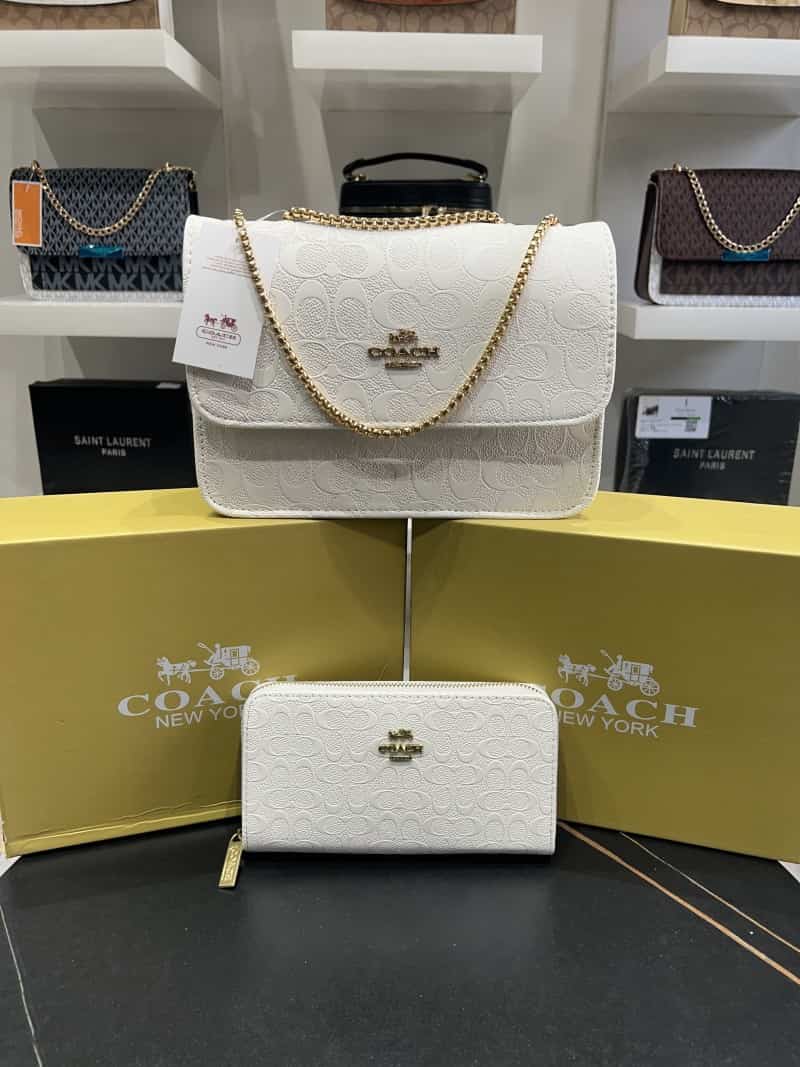 COACH_Embossed_Monogram_SlingBag_with_Wallet_With_Box_772