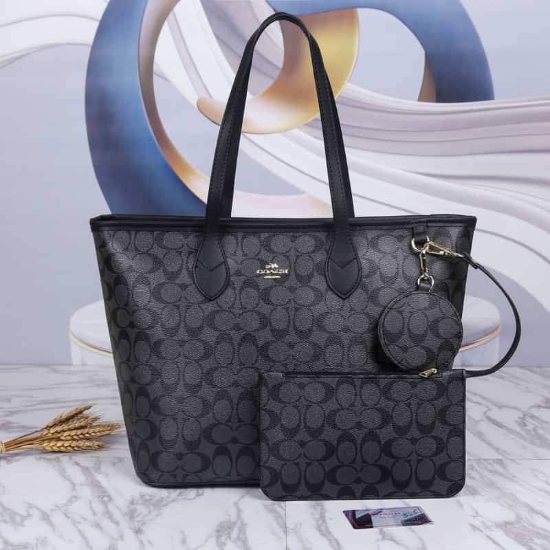 COACH_Signature_3pcs_Tote_Bag_831