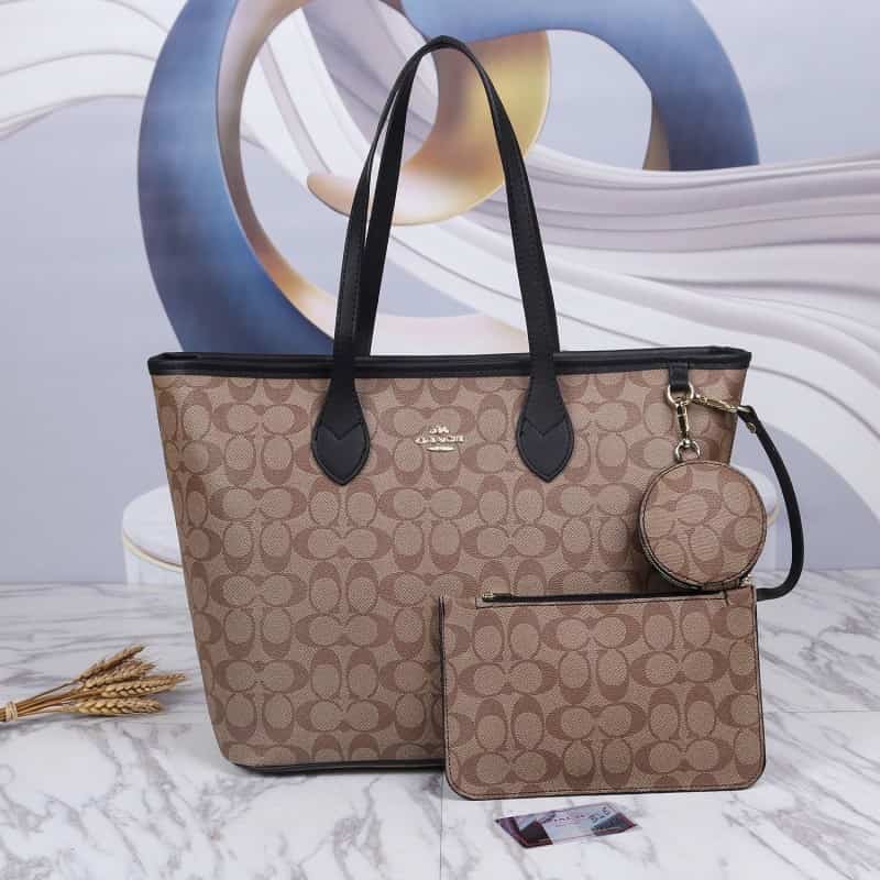 COACH_Signature_3pcs_Tote_Bag_832