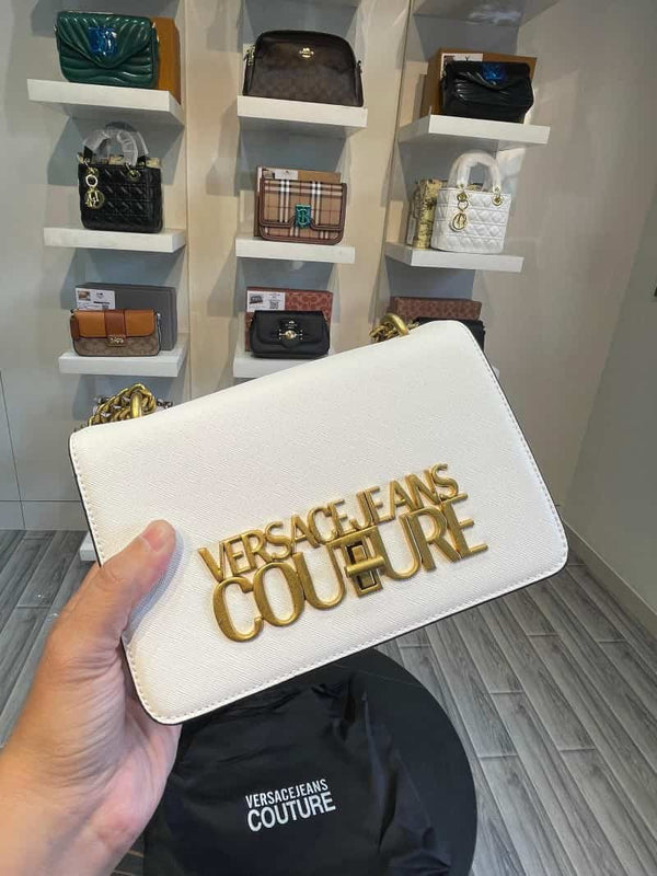 VERSACE JEANS COUTURE stylish Foldover Sling Bag with Brand Box 843