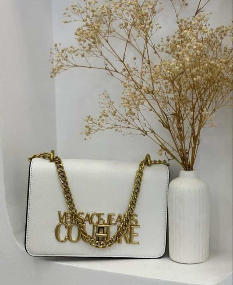 VERSACE JEANS COUTURE stylish Foldover Sling Bag with Brand Box 843