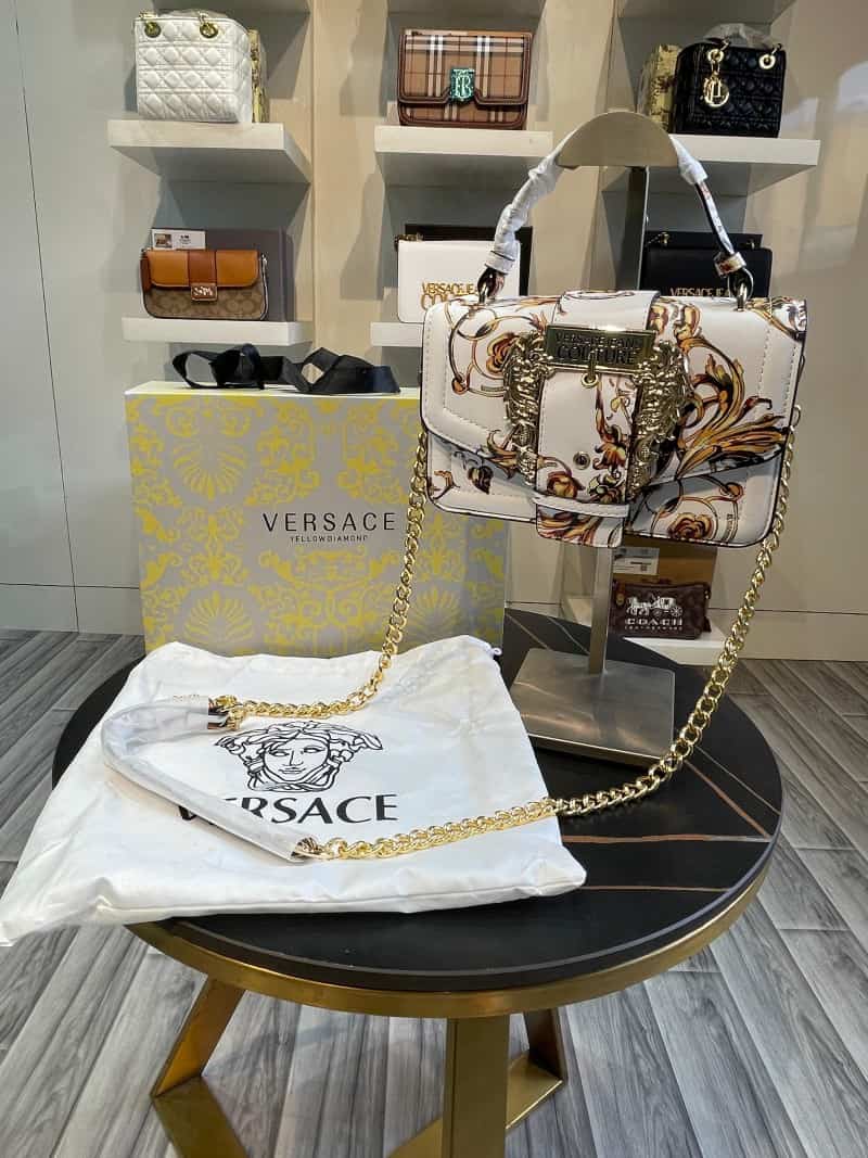 VERSACE JEANS COUTURE stylish Saddle Bag with Brand Magnet Box 853 Secondary image