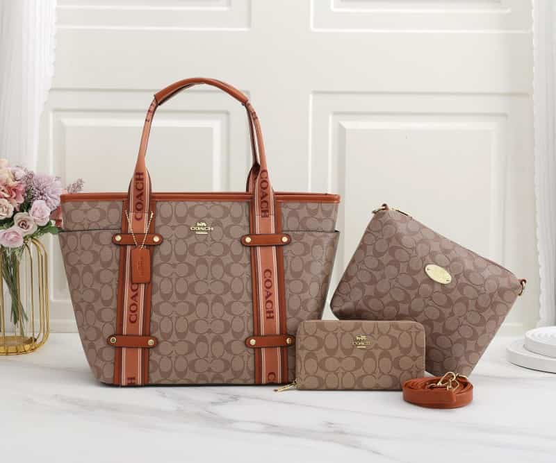 COACH_Premium_3pcs_Tote_Bag_892