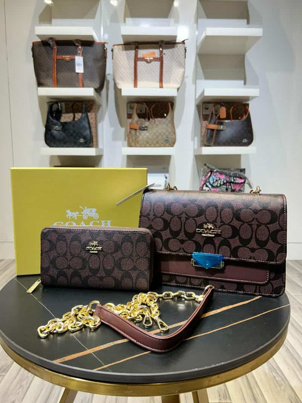 Coach_klare_Sling_Bag_with_Wallet_&_Box_901