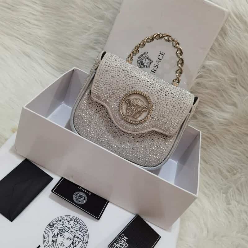 VERSACE_La Medusa crystal-embellished mini bag_with box_928 Secondary image