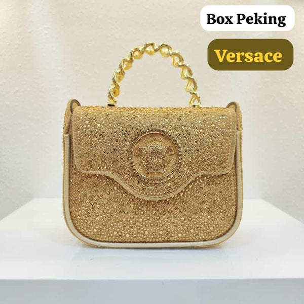 VERSACE_La Medusa crystal-embellished mini bag_with box_926