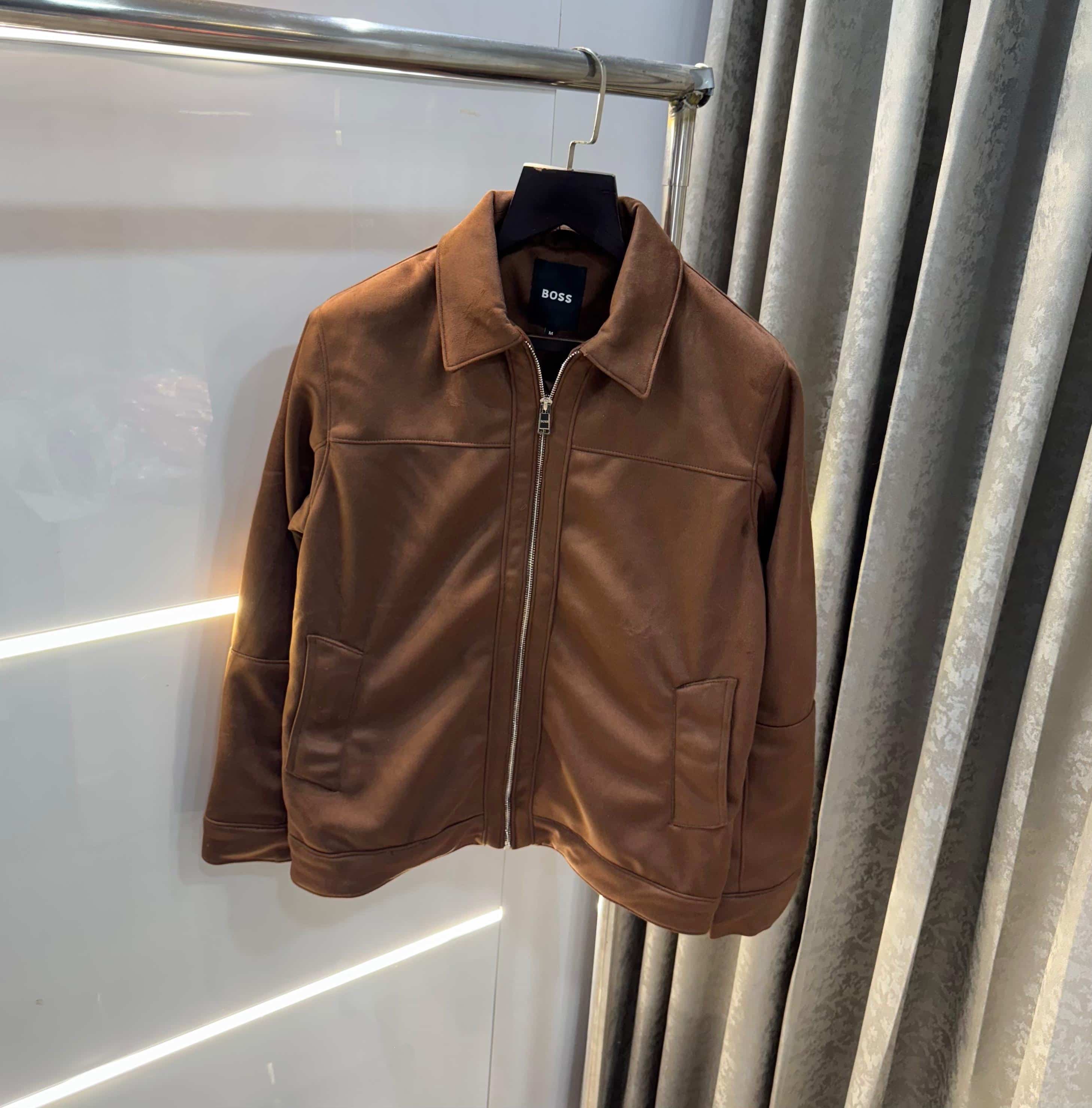 Hugo bos s Tan  Imported Sweado Bomber Jacket Secondary image