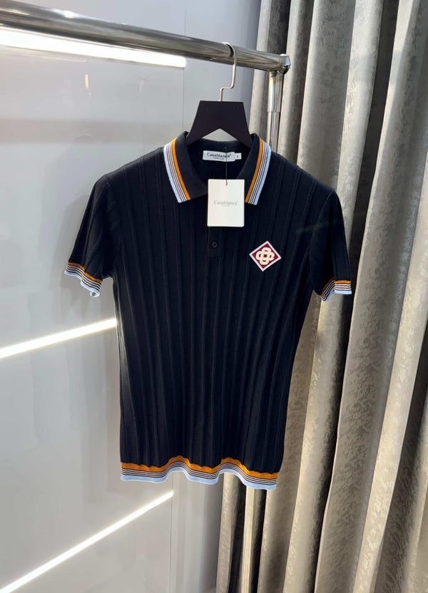Casablanc a Black Logo Print Imported T-Shirt