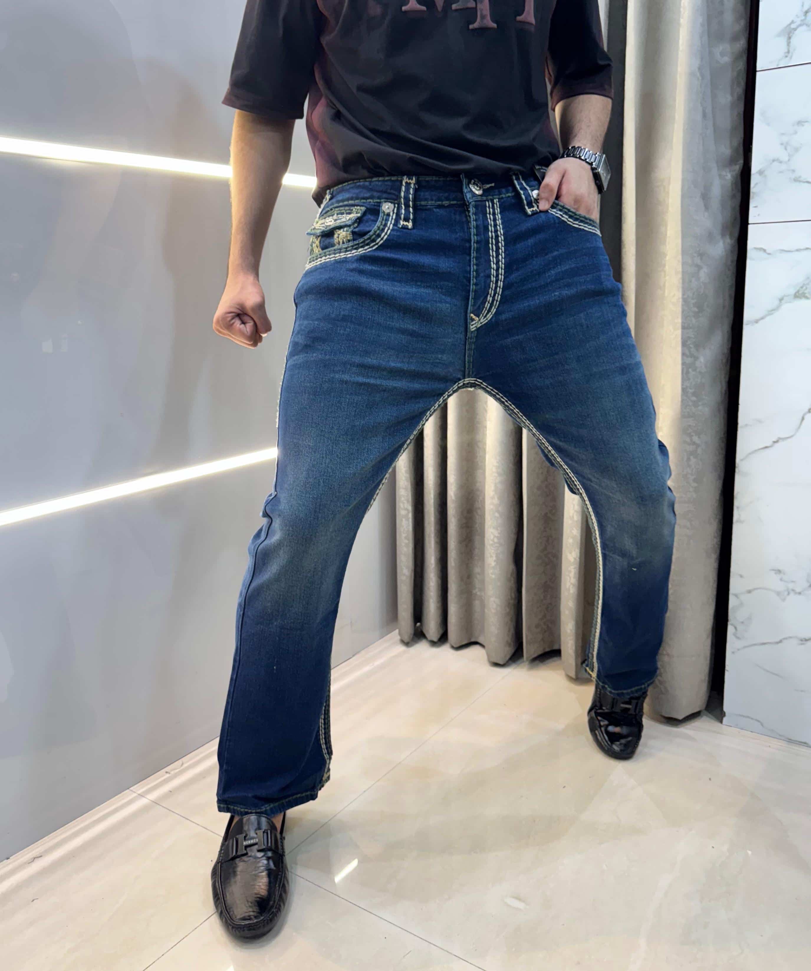 True Religio n greenish Imported Premium Boot Cut Denim