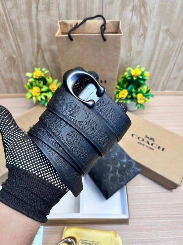 COACH_2_Buckle_Belt_&_wallet_Combo_C429
