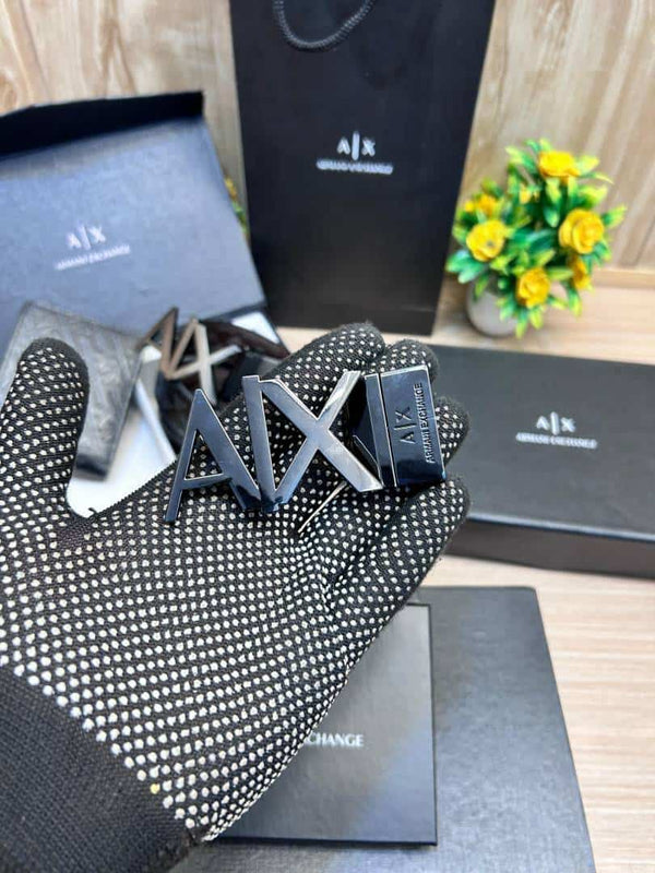 AIX_2 Buckle Belt & wallet Combo C426