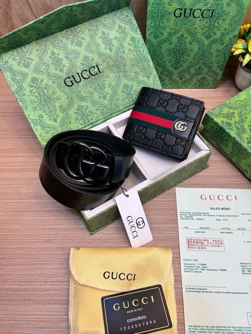 GUCCI_Premium_Belt_&_wallet_Combo_C422