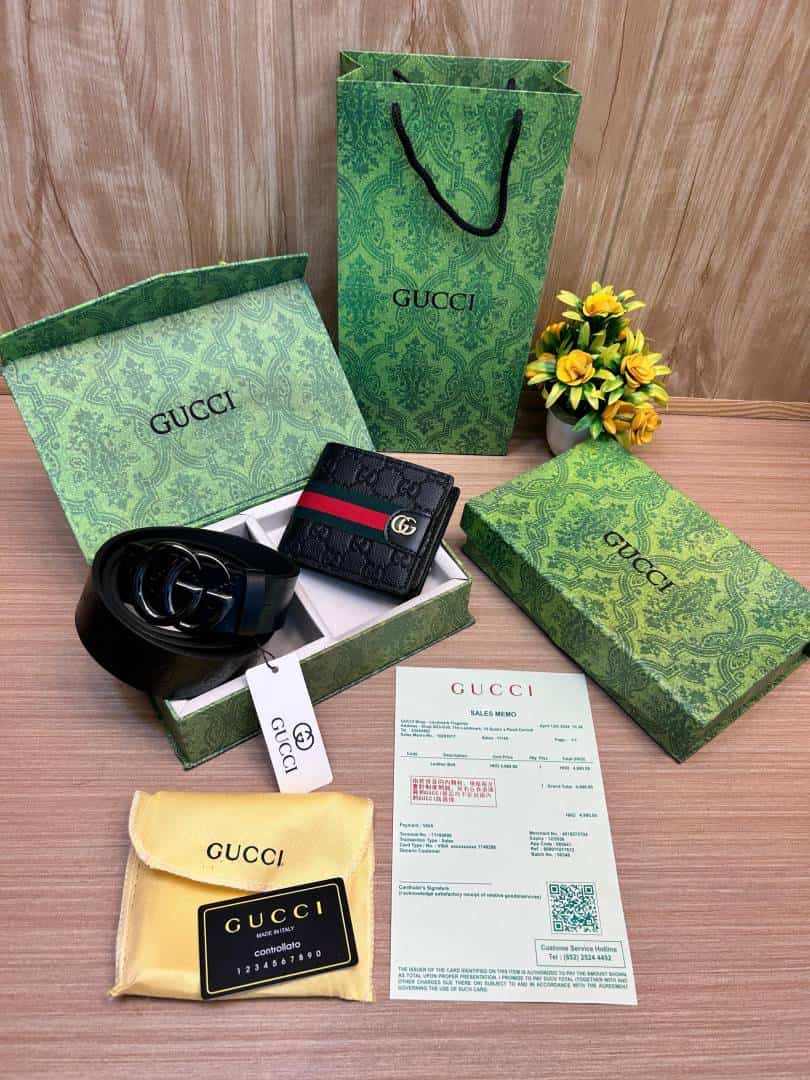 GUCCI_Premium_Belt_&_wallet_Combo_C422