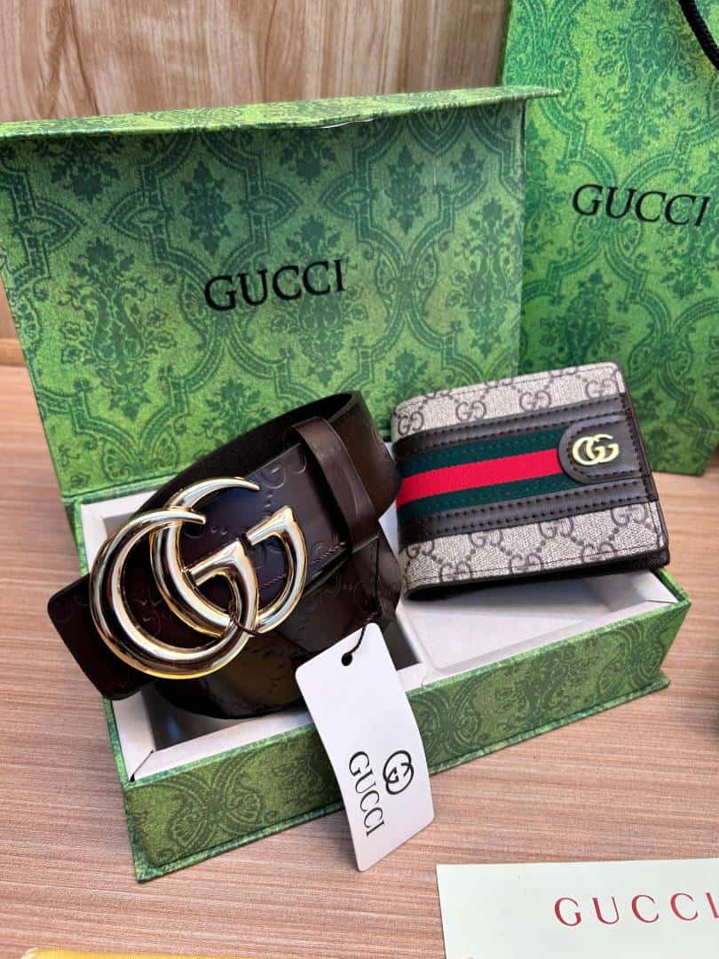 GUCCI_Premium_Belt_&_wallet_Combo_C423