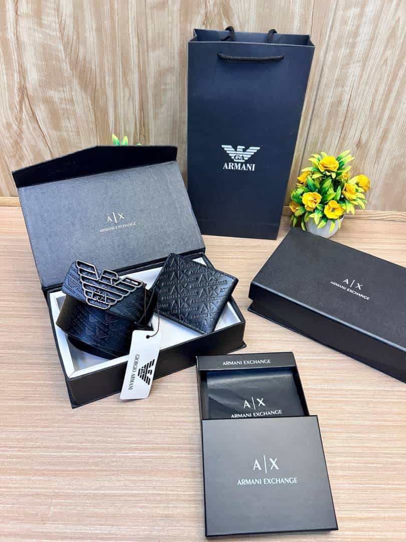 ARMANI_Premium_Belt_&_wallet_Combo_C421