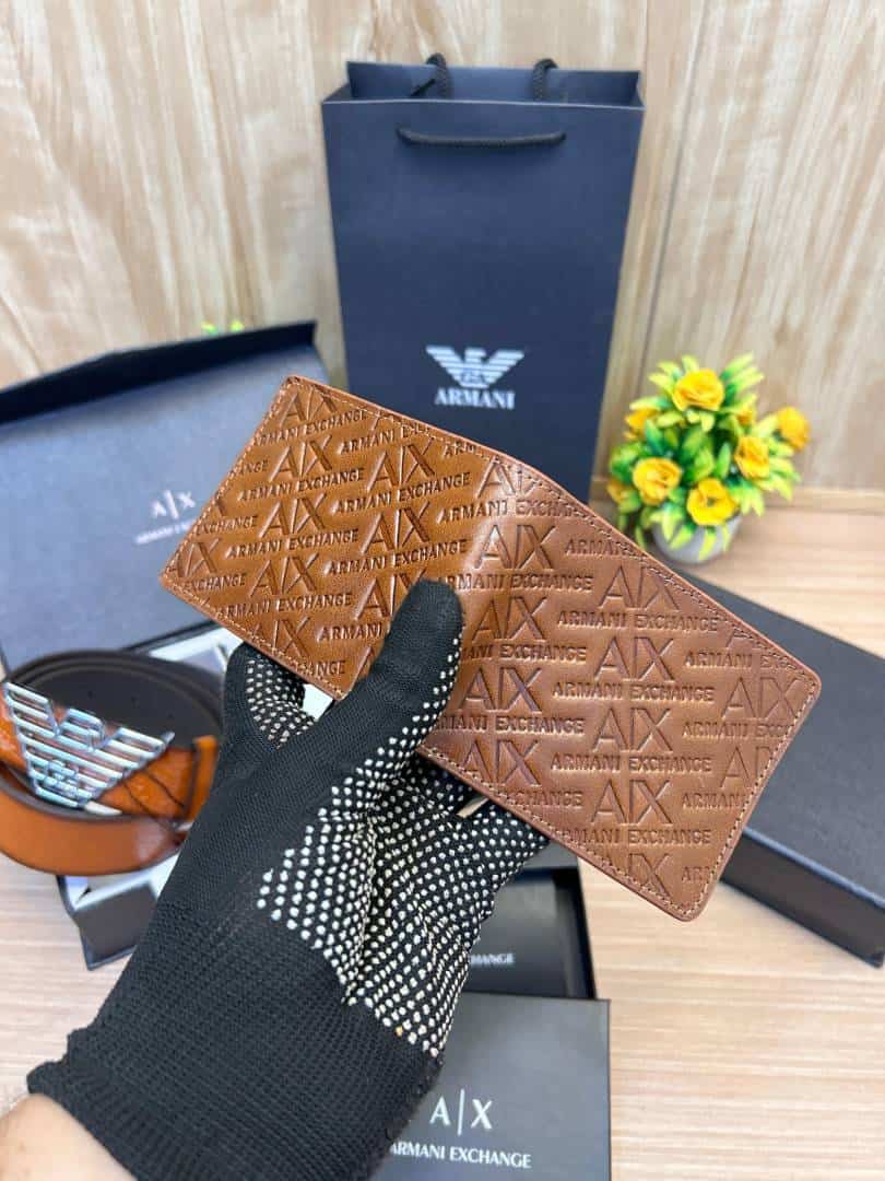 ARMANI_Premium_Belt_&_wallet_Combo_C419