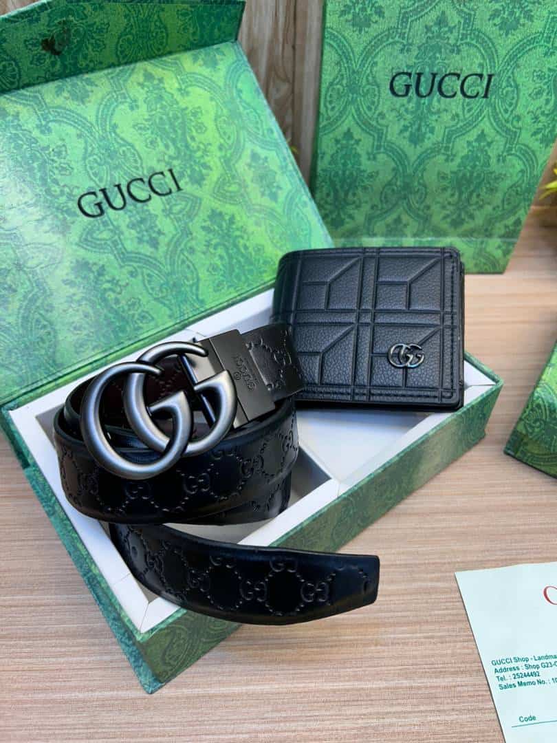 GUCCI_2_Buckle_Belt_&_wallet_Combo_C417