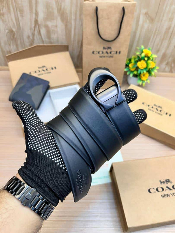 COACH_2_Buckle_Belt_&_wallet_Combo_C414