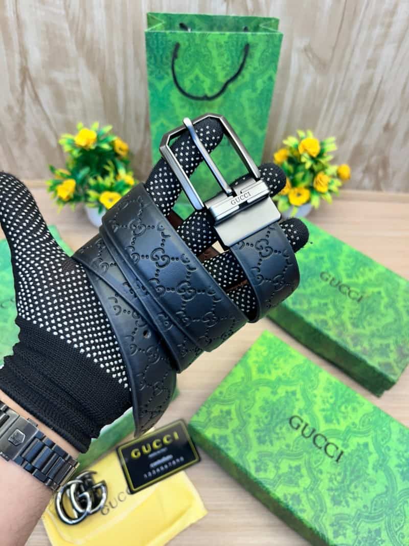 GUCCI_2_Buckle_Belt_&_wallet_Combo_C399