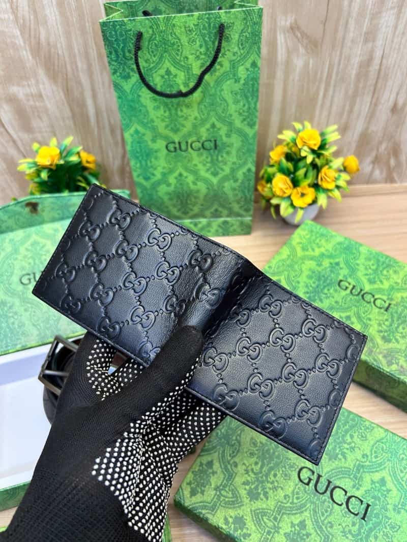 GUCCI_Premium_Belt_&_Wallet_Combo_C398