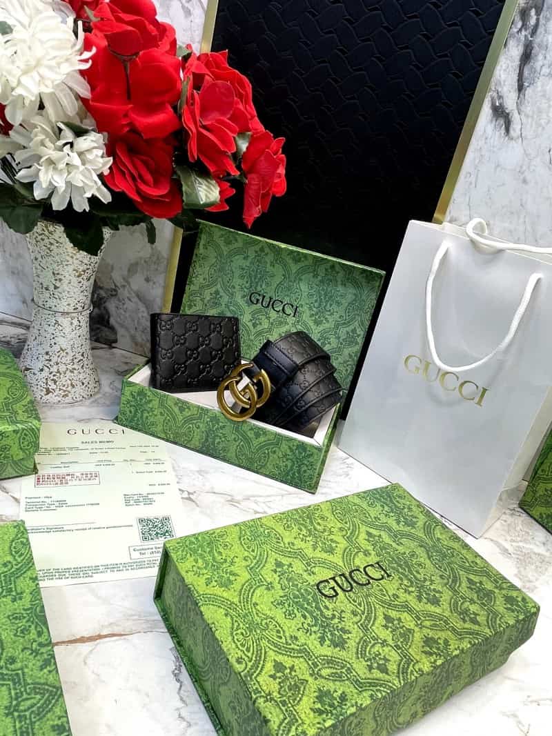 GUCCI_Premium_Belt_&_Wallet_Combo_C372