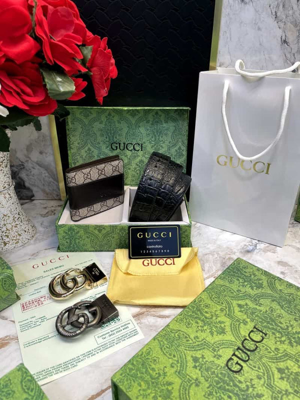GUCCI_2_Buckle_Belt_&_wallet_Combo_C370