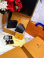 LOUI_S VUITTONN 2 Buckle Belt & wallet Combo C366