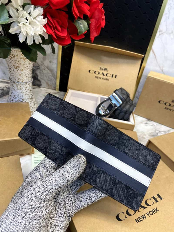 COACH_Premium_Belt_&_Wallet_Combo_C362