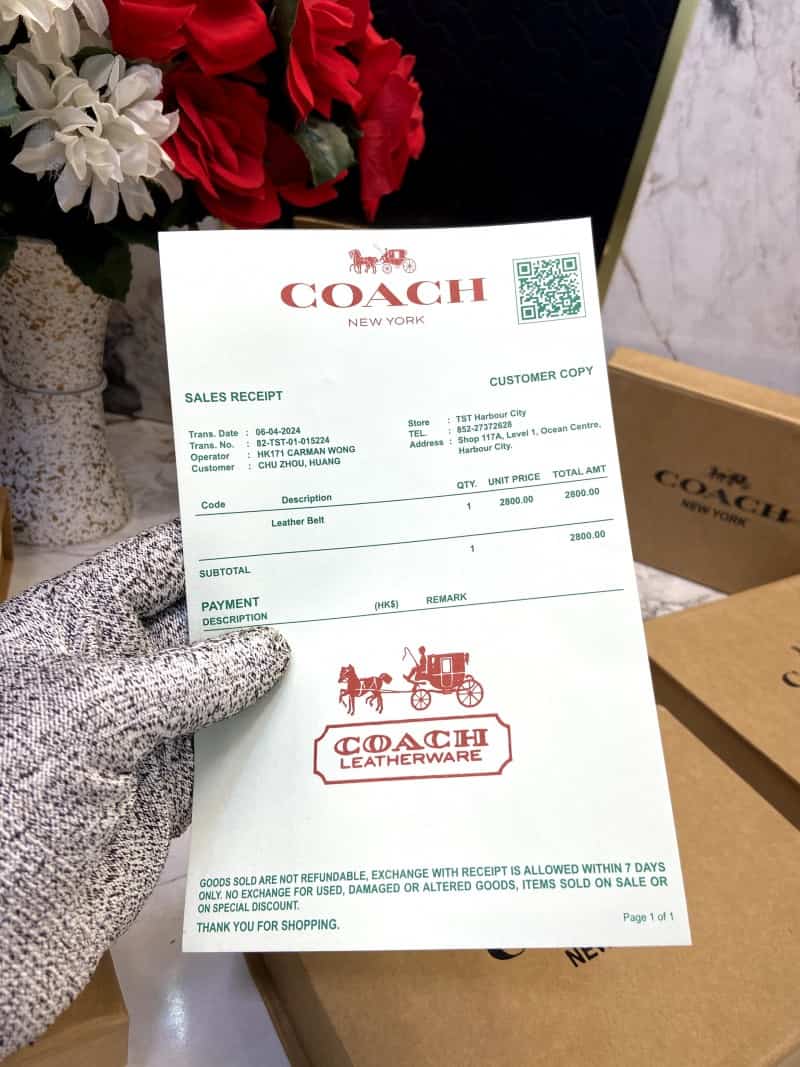 COACH_Premium_Belt_&_Wallet_Combo_C362