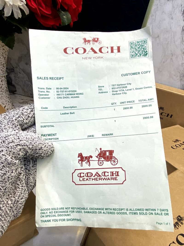 COACH_Premium_Belt_&_Wallet_Combo_C359