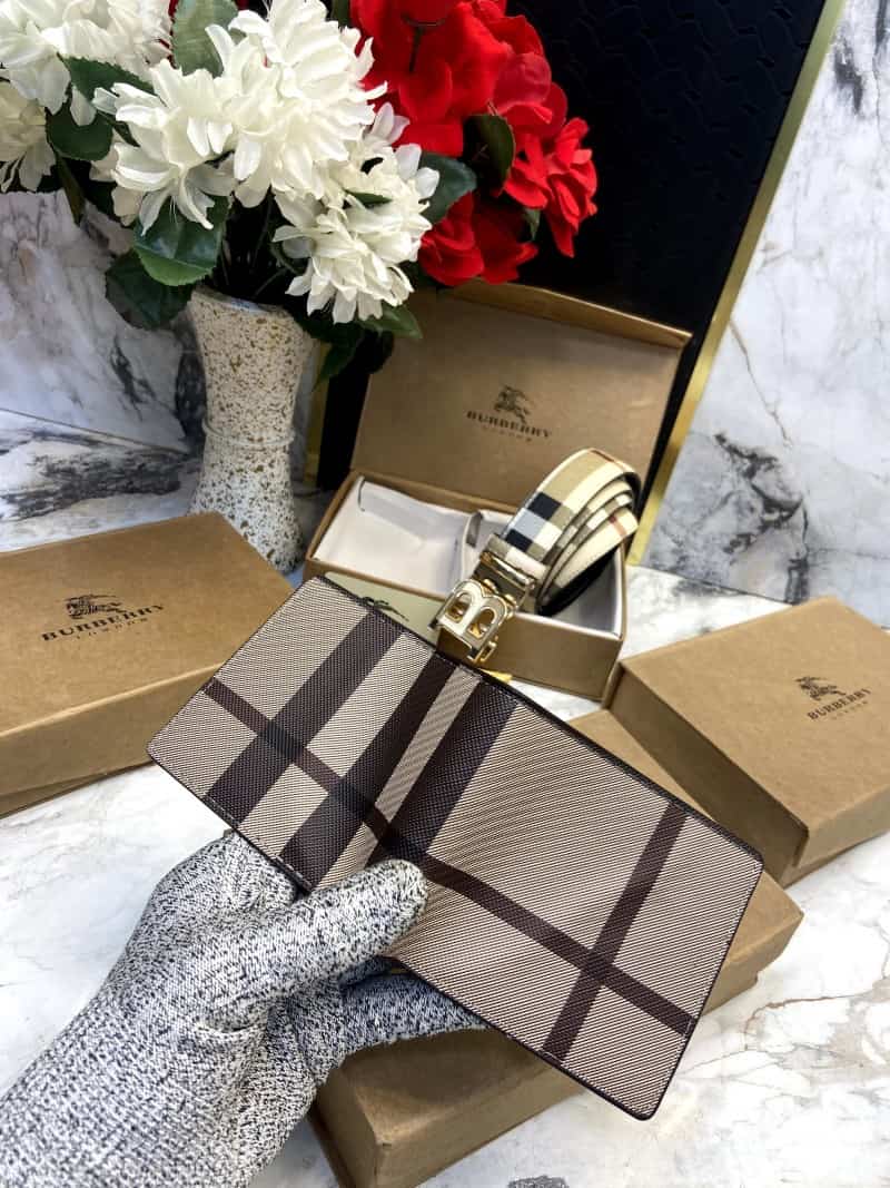BURBERRY_Premium_Belt_&_Wallet_Combo_C357