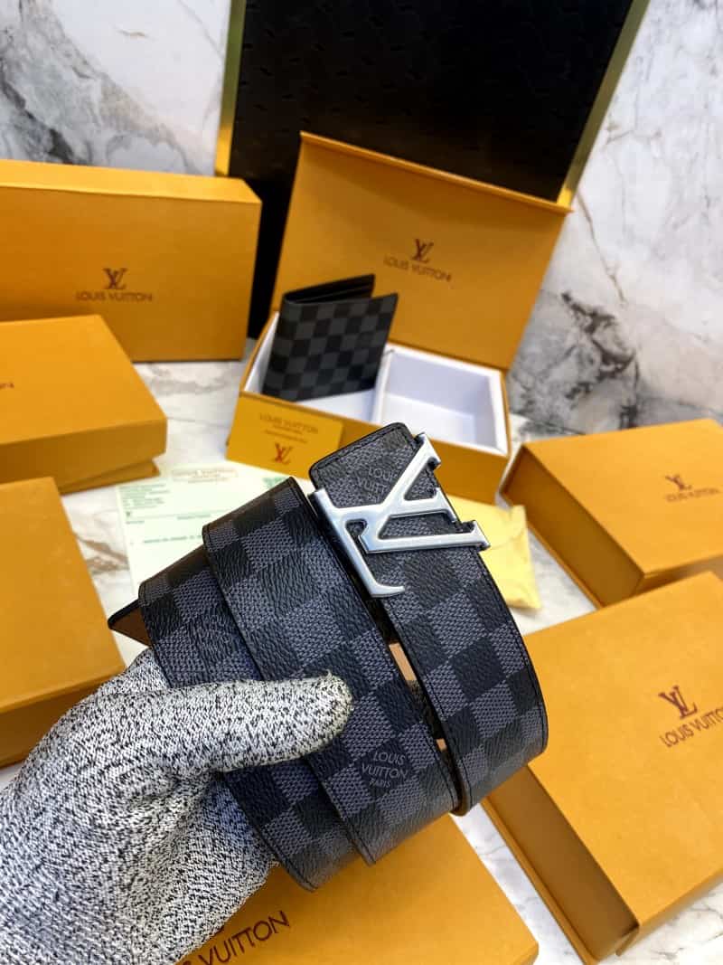 LOUIS_VUITTON Premium_Belt_&_wallet_Combo_C349