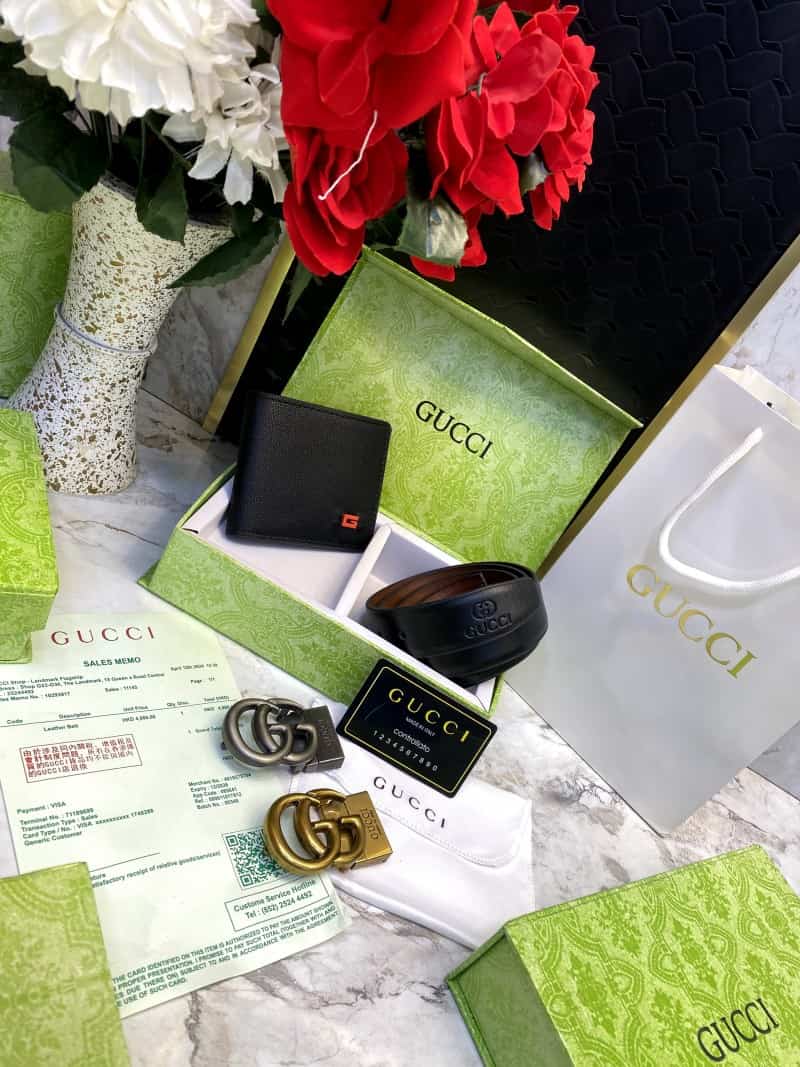 GUCCI_2_Buckle_Belt_&_wallet_Combo_C345