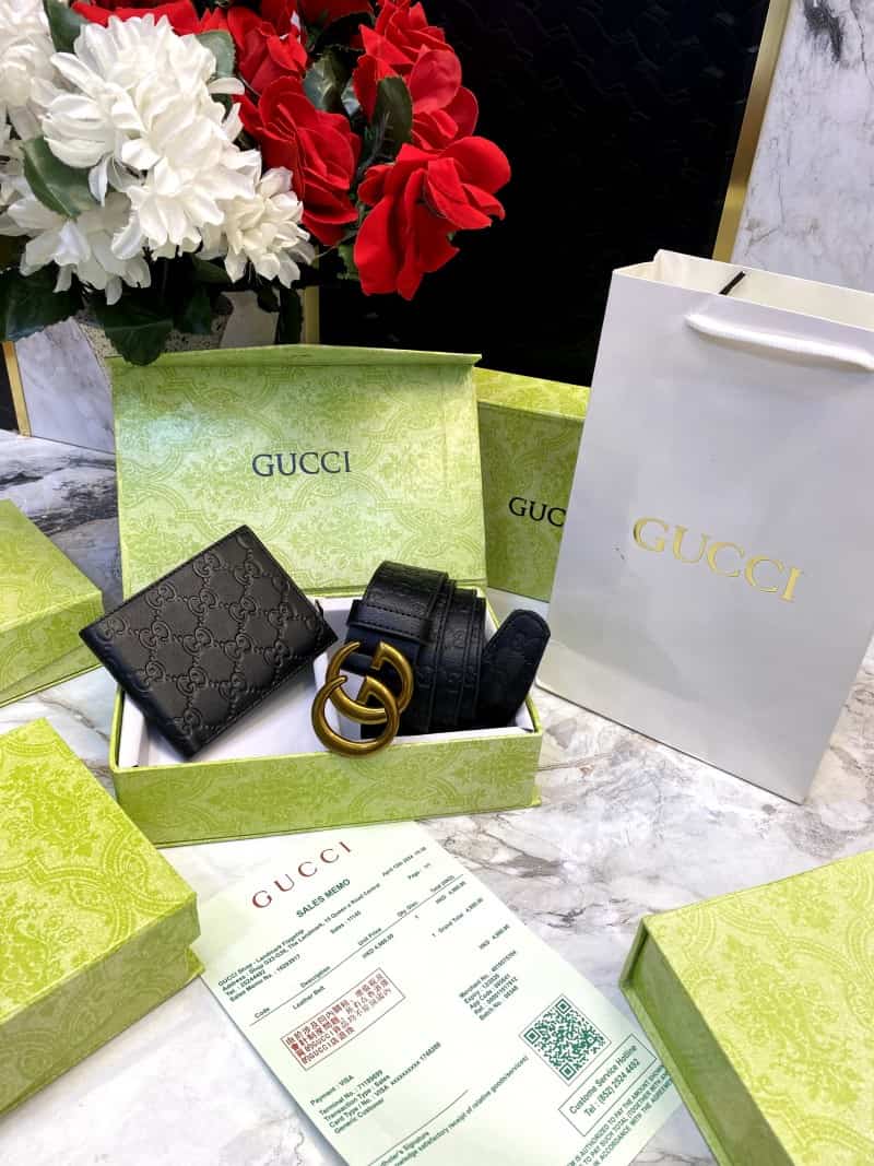 GUCCI_Premium_Belt_&_Wallet_Combo_C343
