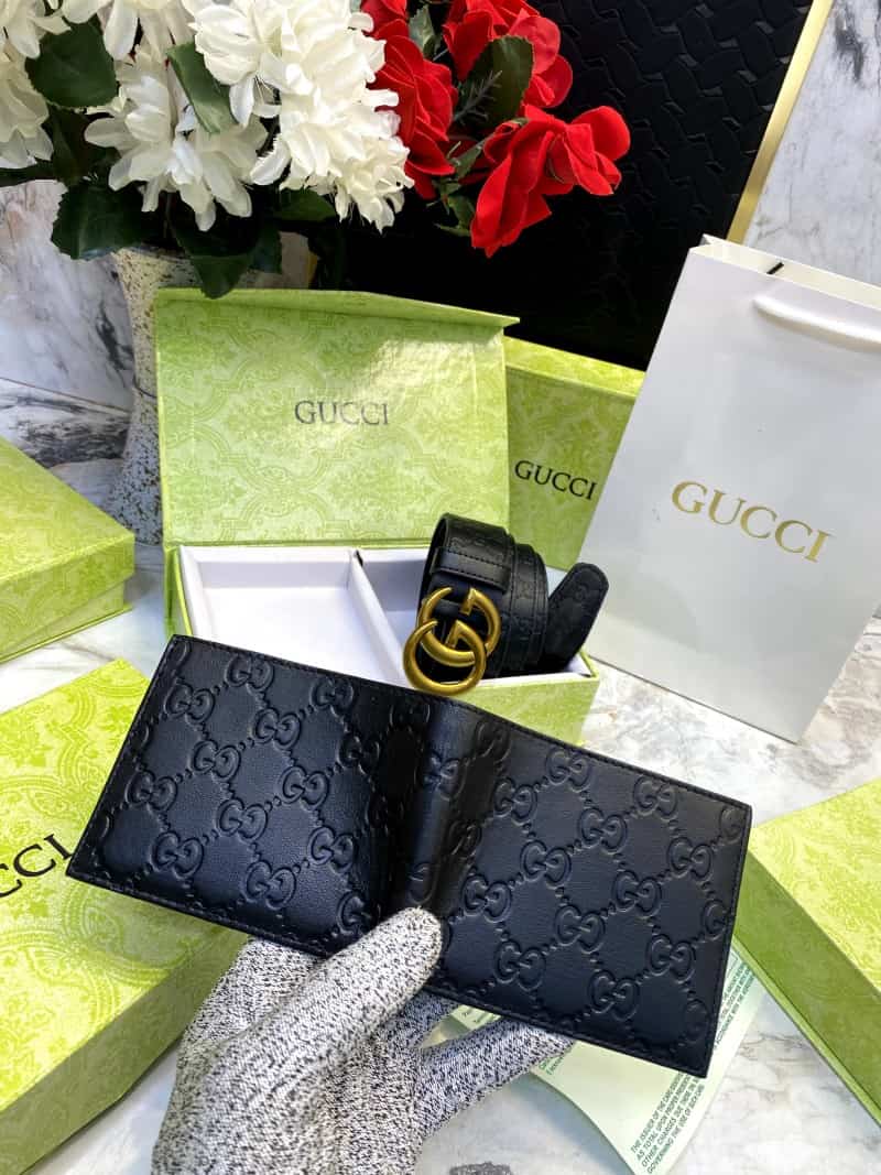 GUCCI_Premium_Belt_&_Wallet_Combo_C343